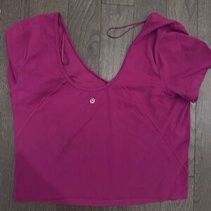 Lululemon Magenta Align T-shirt